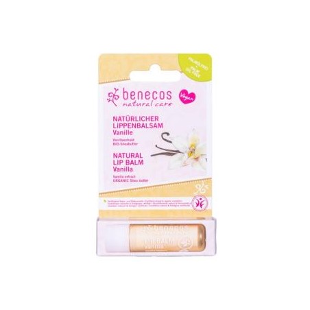 BENECOS BALSAMO LABIAL VEGANO vainilla natural 4,8gr.