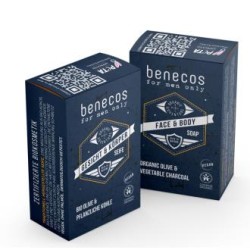 BENECOS JABON SOLIDO for men 75gr. VEGANO