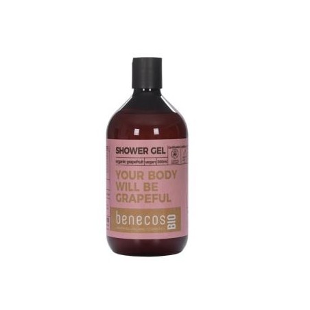 BENECOS GEL DE BAÑO pomelo 500ml. BIO VEGANO