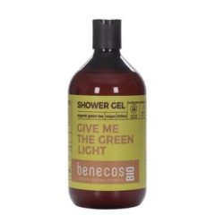 BENECOS GEL DE BAÑO te verde 500ml.  BIO VEGANO