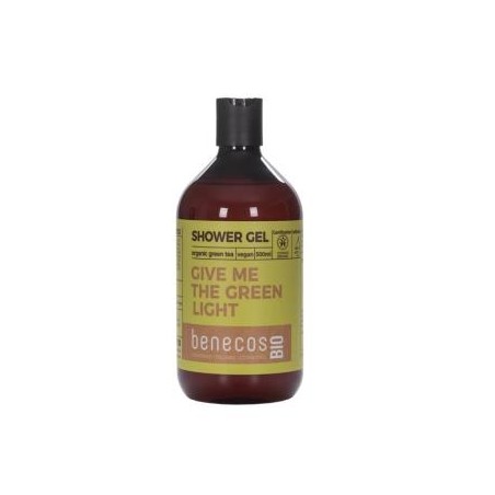 BENECOS GEL DE BAÑO te verde 500ml.  BIO VEGANO