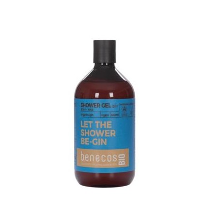 BENECOS GEL DE BAÑO 2en 1 ginebra 500ml. BIO VEGANO