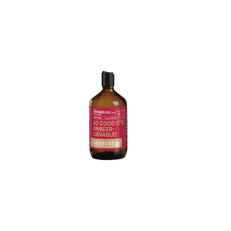 BENECOS GEL DE BAÑO 2en 1 cerveza de trigo 500m  BIO VEGAN