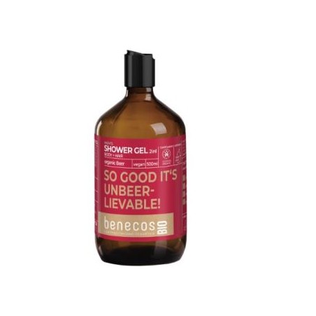 BENECOS GEL DE BAÑO 2en 1 cerveza de trigo 500m  BIO VEGAN