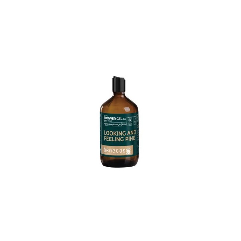BENECOS GEL DE BAÑO 2en 1 pino suizo 500ml. BIO VEGANO