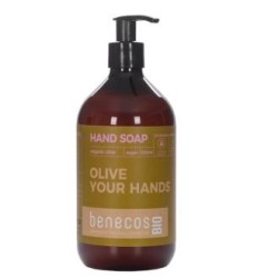 BENECOS JABON DE MANOS oliva 500ml. BIO VEGANO