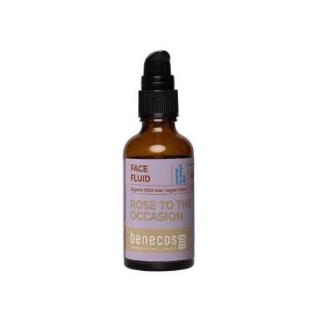 BENECOS FLUIDO FACIAL piel norma-mixta rosa m. 50ml. BIO