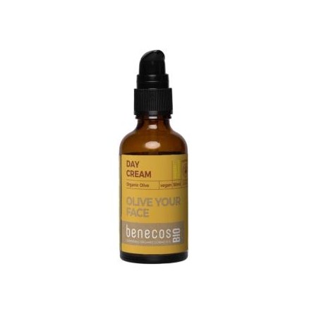 BENECOS CREMA DE DIA intensa oliva 50ml. BIO VEGANO