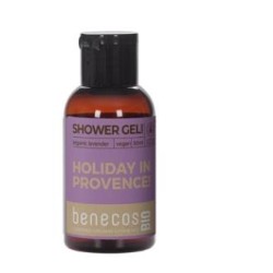 BENECOS GEL DE BAÑO lavanda mini viaje 50ml. BIO VEGANO