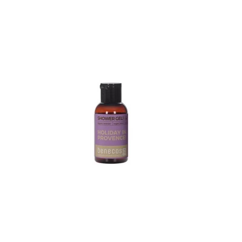 BENECOS GEL DE BAÑO lavanda mini viaje 50ml. BIO VEGANO