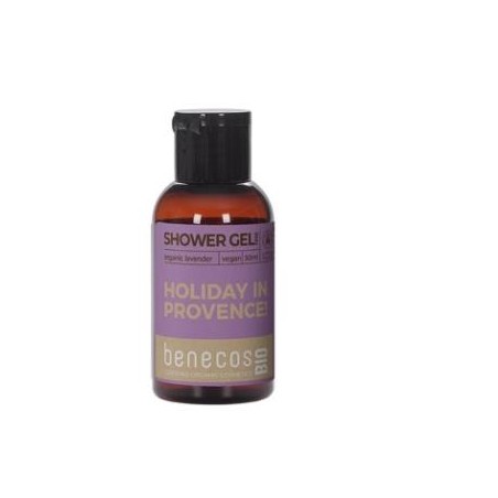 BENECOS GEL DE BAÑO lavanda mini viaje 50ml. BIO VEGANO