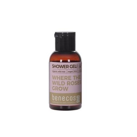 BENECOS GEL DE BAÑO rosa m. mini viaje 50ml. BIO VEGANO