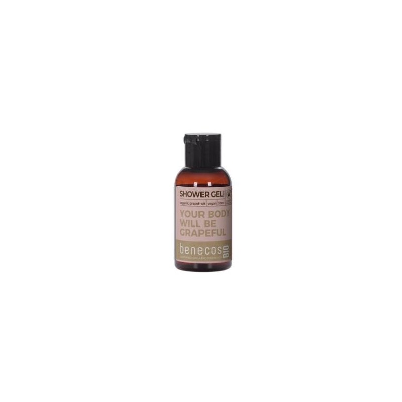 BENECOS GEL DE BAÑO pomelo mini viaje 50ml. BIO VEGANO