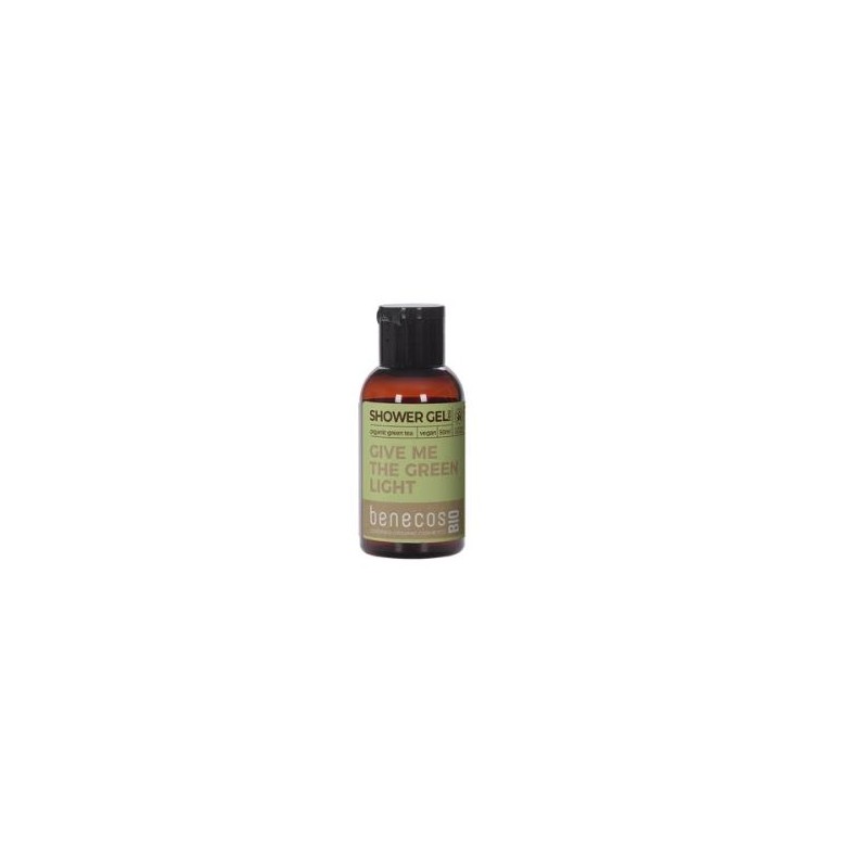 BENECOS GEL DE BAÑO te verde mini viaje 50ml. BIO VEGANO