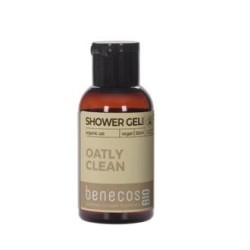 BENECOS GEL DE BAÑO avena mini viaje 50ml. BIO VEGANO