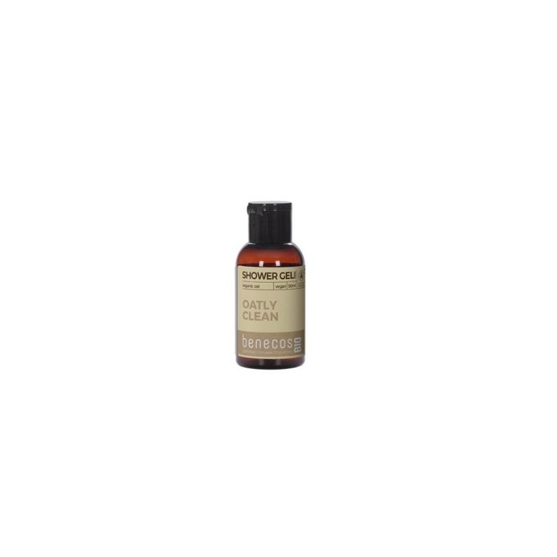 BENECOS GEL DE BAÑO avena mini viaje 50ml. BIO VEGANO