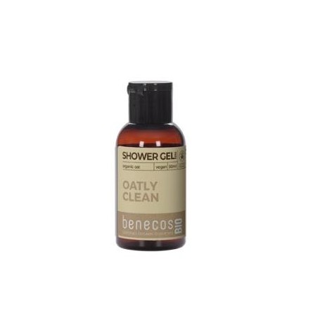 BENECOS GEL DE BAÑO avena mini viaje 50ml. BIO VEGANO