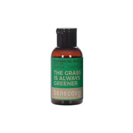 BENECOS GEL DE BAÑO 2en 1 cañamo mini viaje 50ml BIO VEGAN