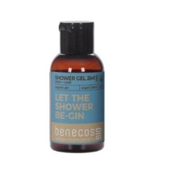 BENECOS GEL DE BAÑO 2en 1 ginebra mini viaje 50m BIO VEGAN