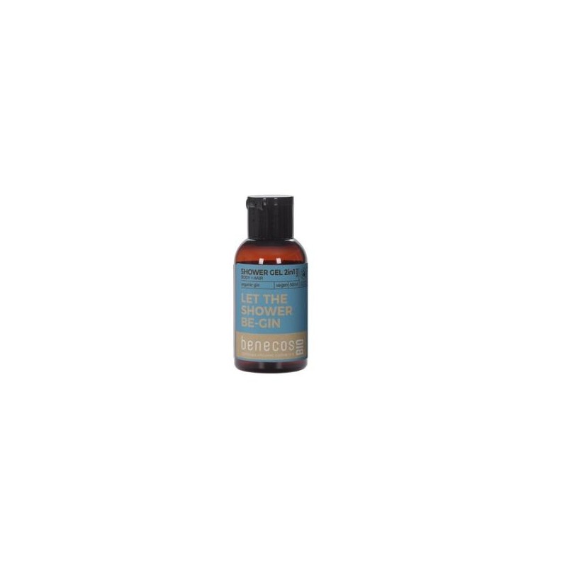 BENECOS GEL DE BAÑO 2en 1 ginebra mini viaje 50m BIO VEGAN