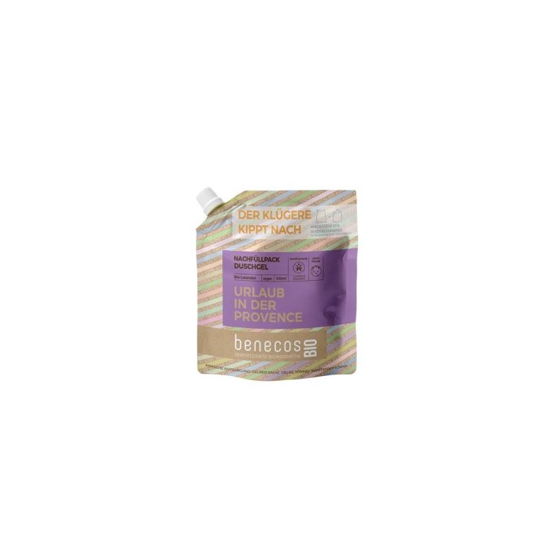 BENECOS GEL DE BAÑO lavanda recarga 500ml. BIO VEGANO