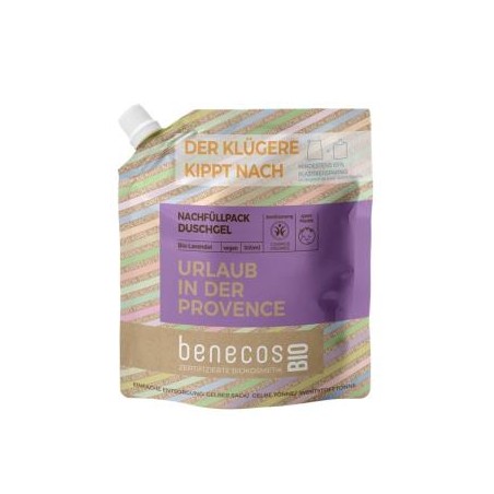 BENECOS GEL DE BAÑO lavanda recarga 500ml. BIO VEGANO