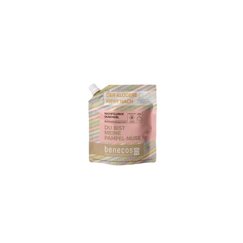 BENECOS GEL DE BAÑO pomelo recarga 500ml. BIO VEGANO BENECOS GEL DE BAÑO pomelo recarga 500ml. BIO VEGANO