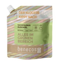 BENECOS GEL DE BAÑO te verde recarga 500ml. BIO VEGANO