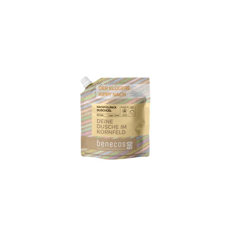 GEL DE BAÑO avena recarga 500ml. BIO VEGANO GEL DE BAÑO avena recarga 500ml. BIO VEGANO