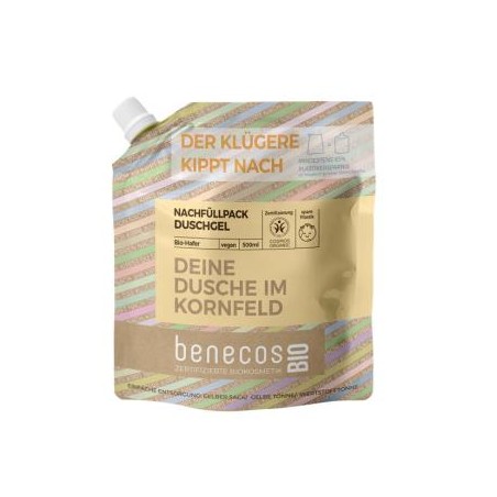 GEL DE BAÑO avena recarga 500ml. BIO VEGANO