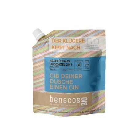 BENECOS GEL DE BAÑO 2en 1 ginebra 500ml. BIO VEGANO