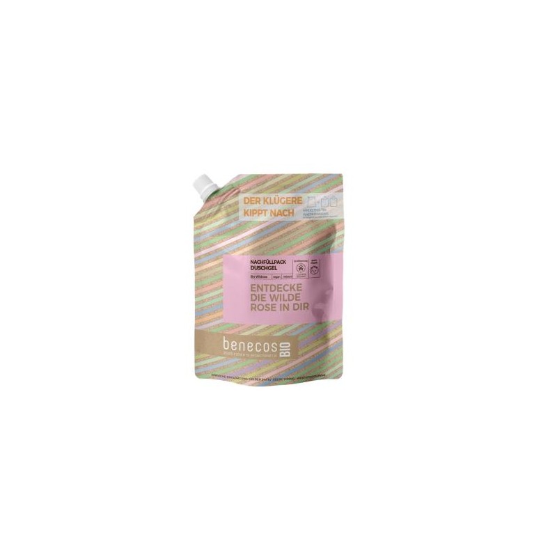 BENECOS GEL DE BAÑO rosa m.recarga 1lt. BIO VEGANO BENECOS GEL DE BAÑO rosa m.recarga 1lt. BIO VEGANO