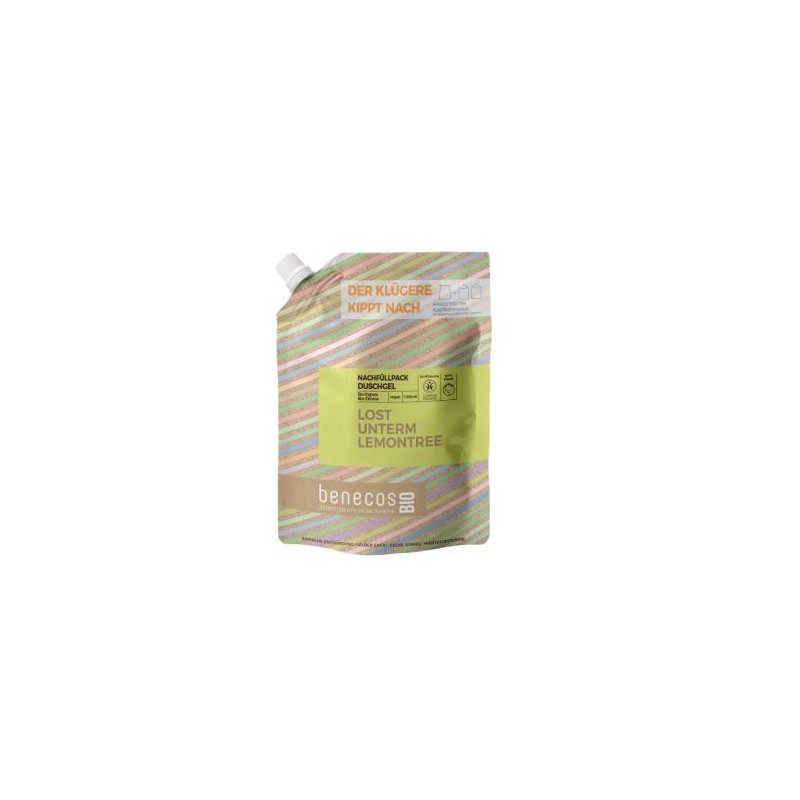 BENECOS GEL DE BAÑO jengibre y limon recarga 1l BIO VEGANO BENECOS GEL DE BAÑO jengibre y limon recarga 1l BIO VEGANO