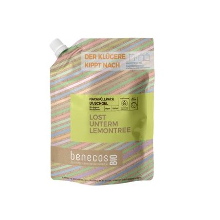 BENECOS GEL DE BAÑO jengibre y limon recarga 1l BIO VEGANO