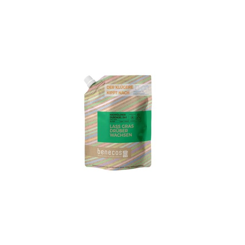 BENECOS GEL DE BAÑO 2en 1 cañamo recarga 1lt. BIO VEGANO BENECOS GEL DE BAÑO 2en 1 cañamo recarga 1lt. BIO VEGANO