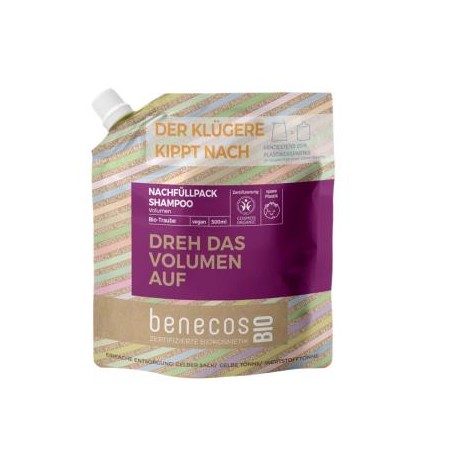 CHAMPU VOLUMEN uva recarga 500ml. BIO VEGANO