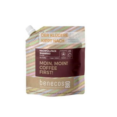 CHAMPU ENERGIZANTE cafe recarga 500ml. BIO VEGANO