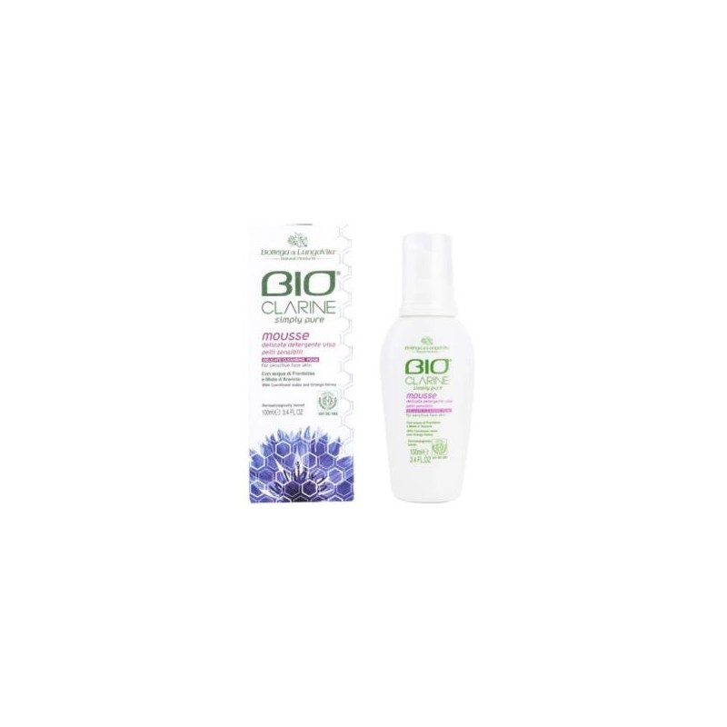 BOTTEGA DI LUNGAVITA BIO CLARINE mousse limpiador suave 100ml. BOTTEGA DI LUNGAVITA BIO CLARINE mousse limpiador suave 100ml.