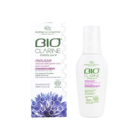 BOTTEGA DI LUNGAVITA BIO CLARINE mousse limpiador suave 100ml.