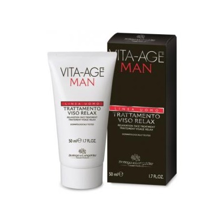 BOTTEGA DI LUNGAVITA VITA-AGE UOMO tratamiento facial relajante 50ml.