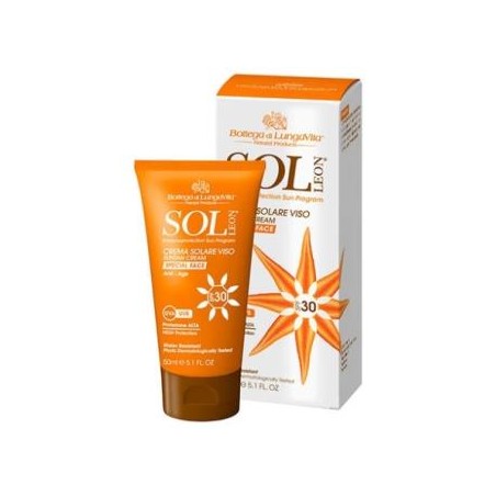 BOTTEGA DI LUNGAVITA SOL LEON crema facial solar SPF 30 alta prot. 50ml