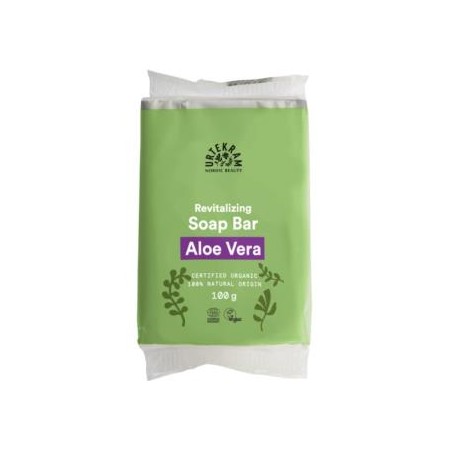 URTEKRAM PASTILLA DE JABON de aloe 100gr. ECO VEGAN