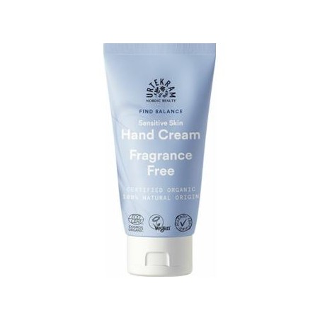 FRAGANCE FREE crema de manos 75ml. ECO VEGAN