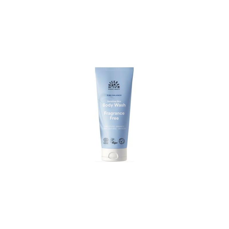 URTEKRAM FRAGANCE FREE gel de baño 200ml. ECO VEGAN