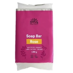 URTEKRAM PASTILLA DE JABON de rosas 100gr. ECO VEGAN