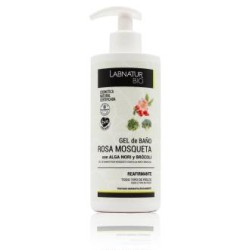 LABNATUR BIO GEL DE BAÑO rosa mosqueta-algas-brocoli 450ml. BIO