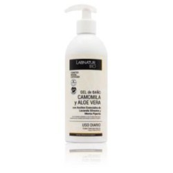 LABNATUR BIO GEL DE BAÑO camomila y aloe vera 450ml. BIO