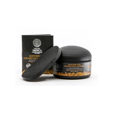 NATURA SIBERICA NORTHERN jabon negro detox facial 120ml.