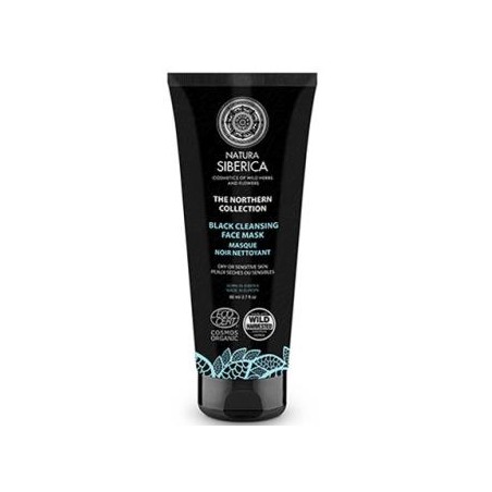 NATURA SIBERICA NORTHERN mascarilla facial negra brillo piel 80ml.