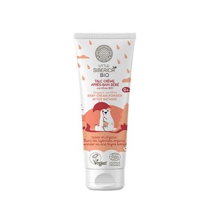 NATURA SIBERICA LITTLE SIBERICA crema polvo despues baño bebe 75ml